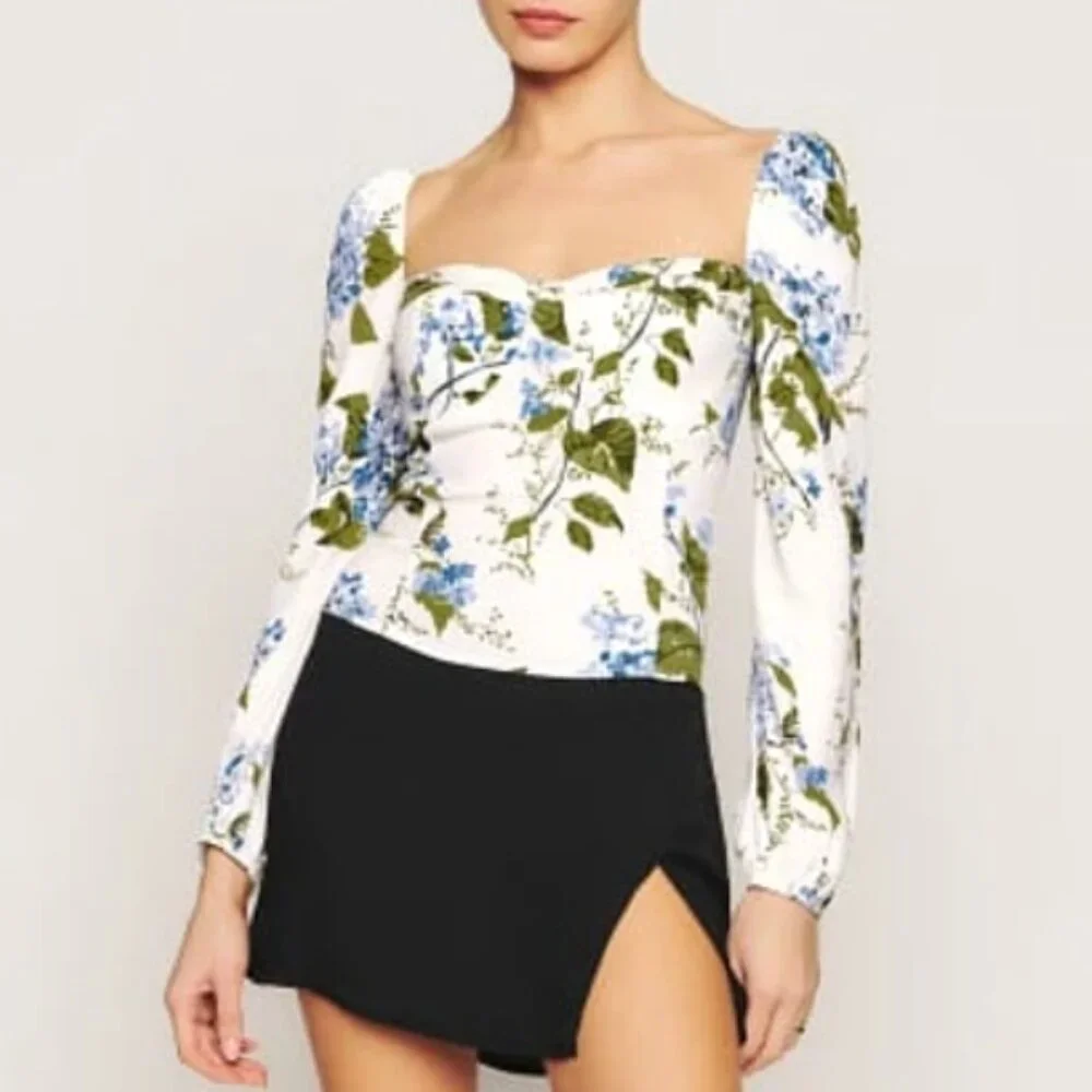 Reformation blouse fitted